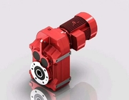 Biseau Reductor de vitesse de moteur adapté hélicoïdal avec les pièces rouges de transport d'énergie d'axe