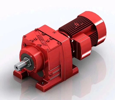 Biseau Reductor de vitesse de moteur adapté hélicoïdal avec les pièces rouges de transport d'énergie d'axe