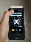 Vue de dessus d'affichage de moniteur patient de philip IntelliVue MX40 avec l'écran tactile