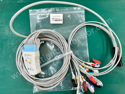Mortara Q-Stress 60-00186-01 IEC 10 plomb 12 broches ECG ECG câble DLMOR-011-05 Compatible Nouveau